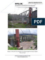 Informe Fotográfico de Avance de Obra - Puente Pucayacu