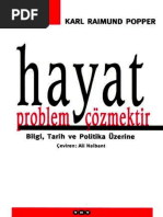 Popper-Hayat Problem Çözmektir