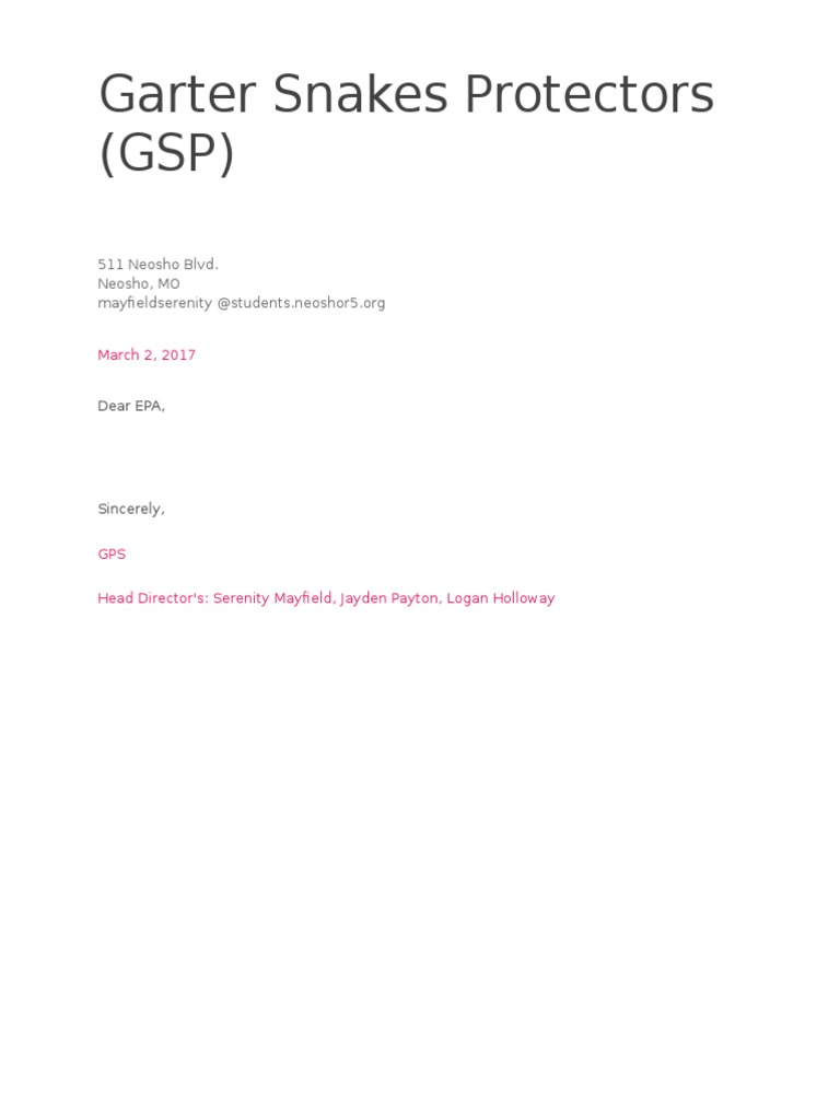 Businessletter | PDF