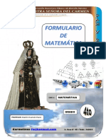 Formulario Matematica 4to