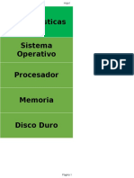 Tabla de Comparacion Laptops