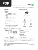 APM4550 - DUAL MOSFET CANAL N e P - DRIVER DE INVERTER - LCD PDF