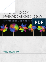 Tom Sparrow – the End of Phenomenology (Prefaces and Introduction)