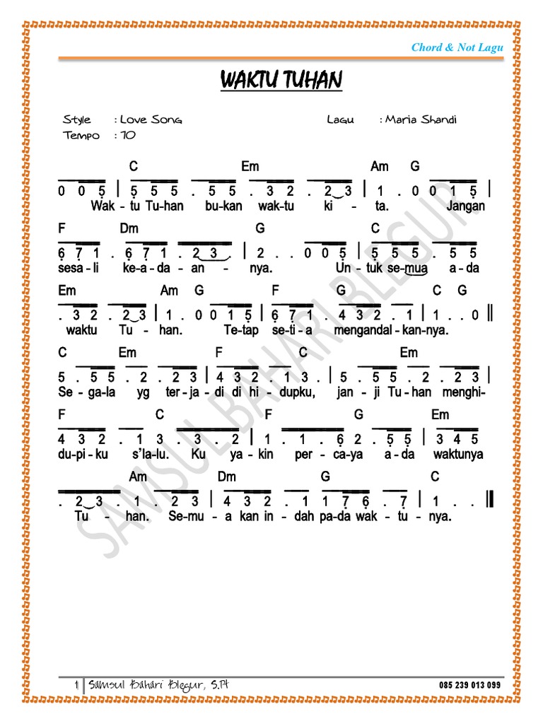Waktu Tuhan Maria Shandi C Pdf