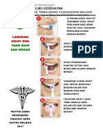 Poster 5 Langkah Sikat Gigi