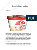 Gelado de Veludo Vermelho