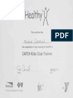 healthy u certificate