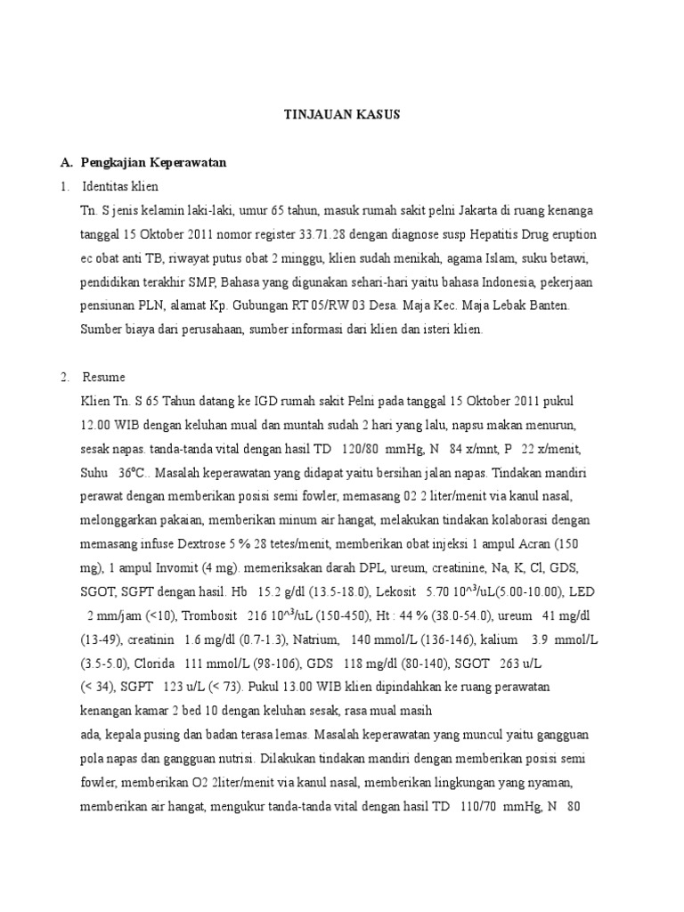 Contoh Resume Keperawatan - Contoh 193