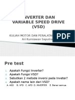 Variable Speed Drive (VSD) Dan Inverter