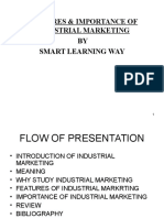 Features & Importance of Industrial Marketing BY Smart Learning Way