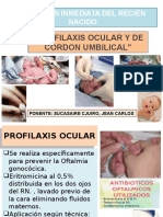 Profilaxis ocular y de cordón umbilical recién nacido