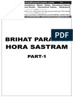 001 Brihat Parasar Hora Shastram Astrology Part 1