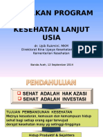 Kebijakan Program Lansia