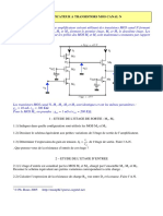 Exercices Amplificateur A Mos Canal N