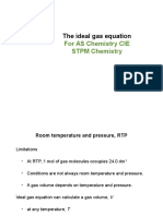 Ideal Gas Equation Presentation