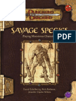 3.5 Savage Species