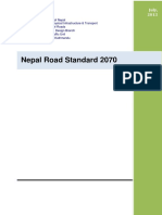 Nepal Road Standard 2070