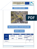 Dossier de Cierre de Obra