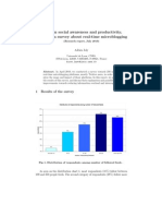 Between social awareness and productivity, results of a survey about real-time microblogging