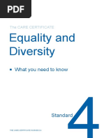 Download Standard 4 - Equality and Diversity Workbook by Donna Mar SN342906562 doc pdf