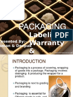 Presentation on Packaging, Labeling, Warranties