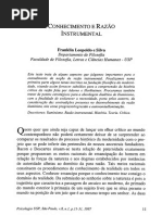 Conhecimento e Razão Instrumental