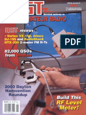 08 August 2000 QST, PDF, Amateur Radio