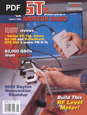 08 August 2000 QST, PDF, Amateur Radio