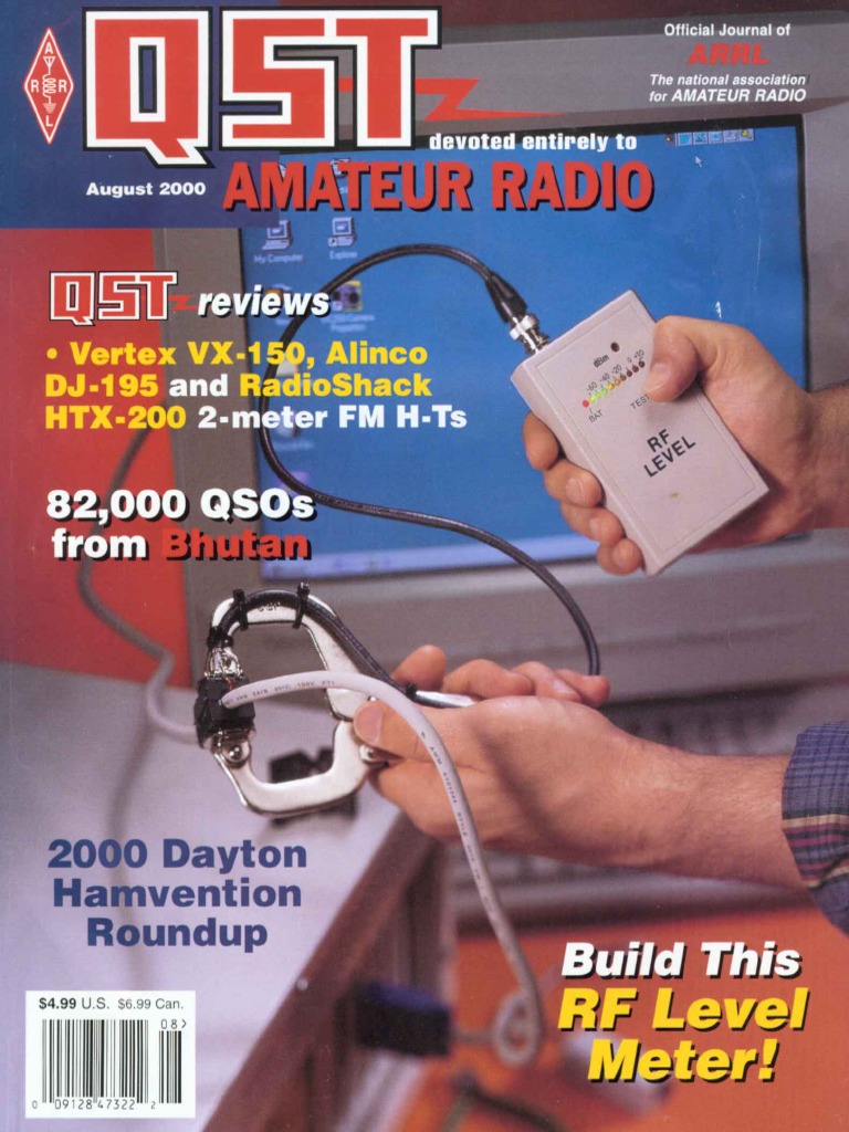 08 August 2000 QST | PDF | Amateur Radio | Radio