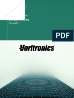 Varitronics - Director of Sales Position Specification