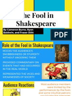 The Fool in Shakespeare