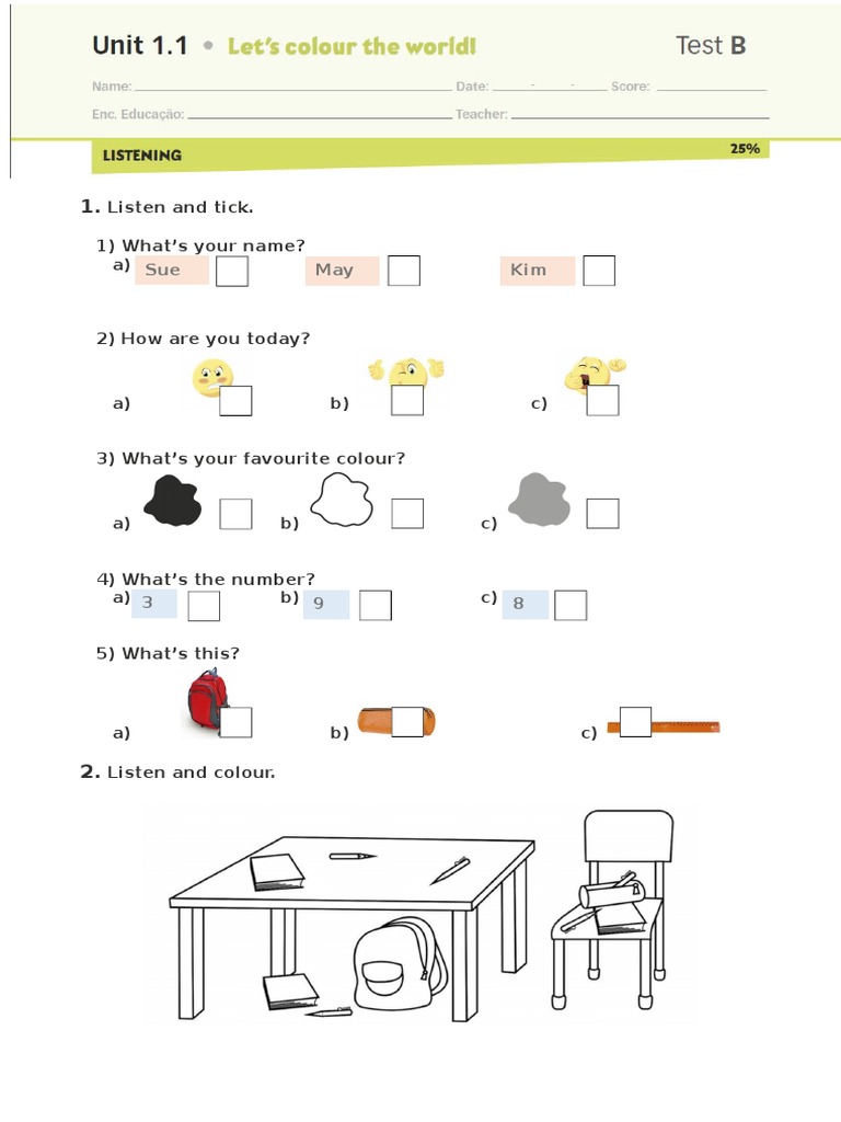 Listening and Writing Practice Activities | PDF | Language Arts ...