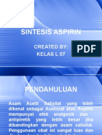 SINTESIS ASPIRIN Baru