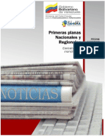 Primeras Planas Nacionales y Regionales + Resumen de Noticias