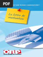 Lettre de motivation 