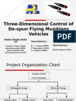 Three-Dimensional Control of De-Spun Flying Munitions Vehicles