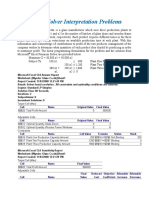 Formulation, LP Insights, Solver, Multiple Choice Examples