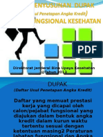 Pembuatan Dupak Daftar Usul