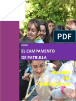 Curso El Campamento de Patrulla Manual Del Participante