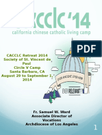 CACCLC Retreat 2014 Conferences Homilies Notes