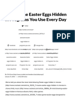 Easter Eggs Hidden in Programs You Use Every Day