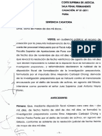 CAS. #01-2011-Piura - No - Control - Judicial - de - La - Formalizacion - de - La - Ip