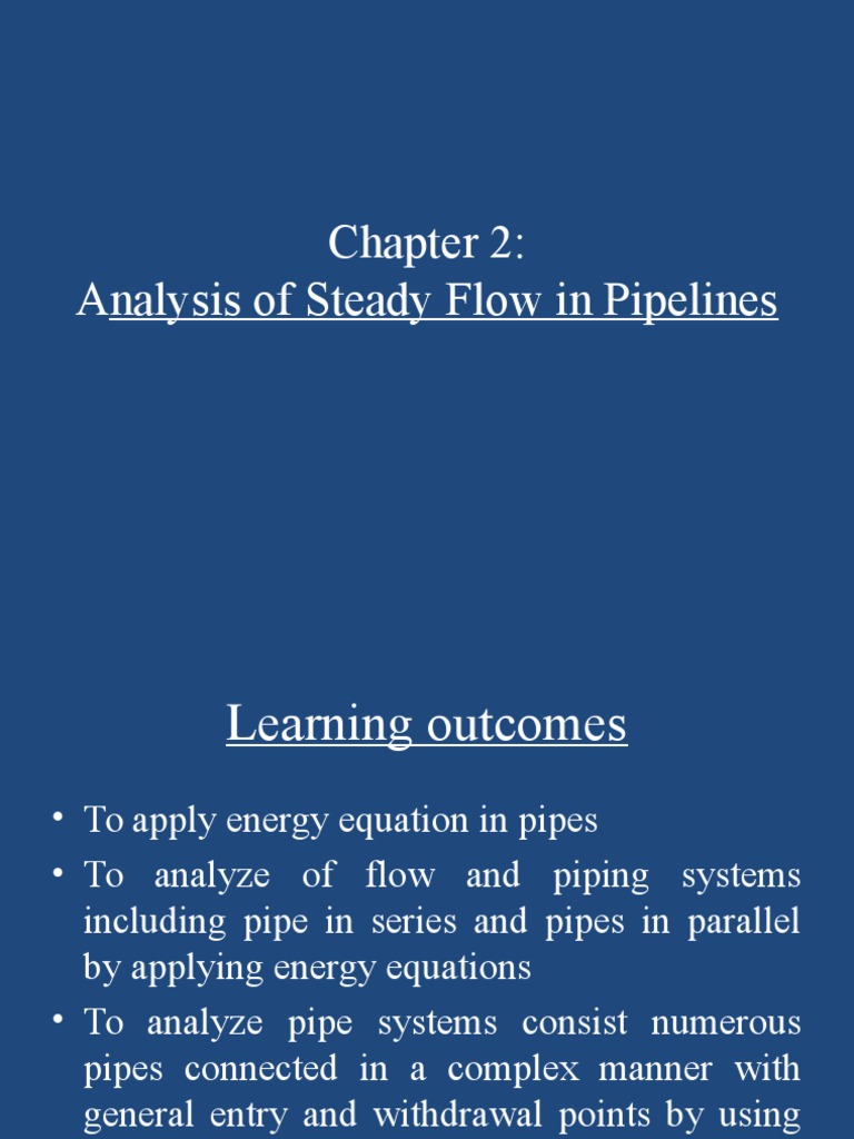 Energy Analysis of Pipe Flow Systems | PDF | Fluid Dynamics | Materials ...