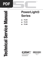 Qsc Powerlight3 Pl325 Pl340 Pl380