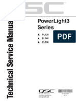 QSC Powerlight3 Pl325 Pl340 Pl380