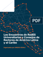 Los Encuentros de Redes Universitarias y Consejos de Rectores de America Latina