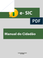 MANUAL e-SIC - GUIA DO CIDADAO PDF