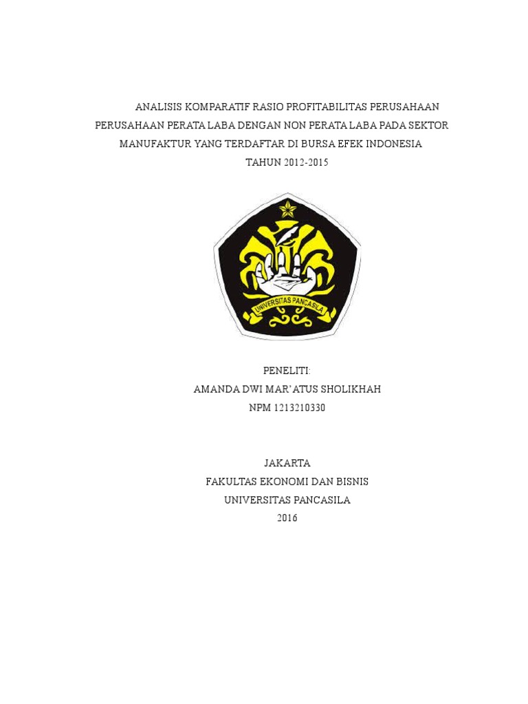 Contoh Proposal Penelitian Skripsi