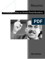 RESUMO - Introdução Crítica ao Direito Penal Brasileiro, de Nilo Batista.pdf