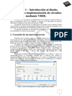 Práctica 1 - Diseño, Simulación e Implementación de Circuitos Mediante VHDL